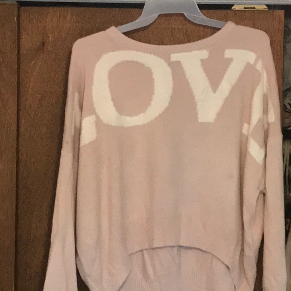 “Love” sweater